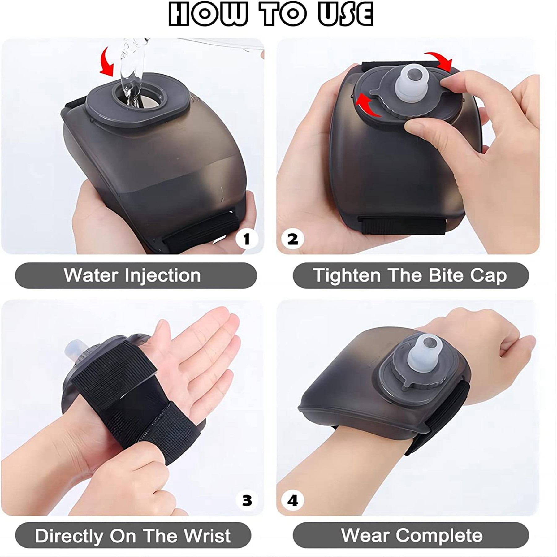 Adjustable Wrist Water Bottle 5