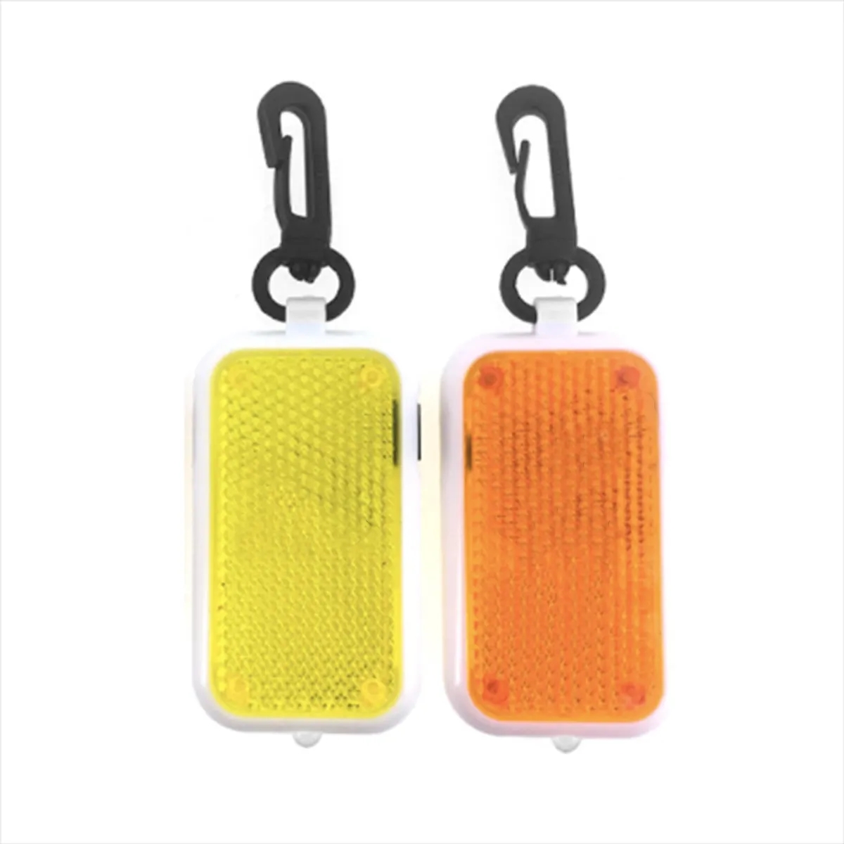 Night Warning Safety LED Reflective Keychain Pendant Light 2