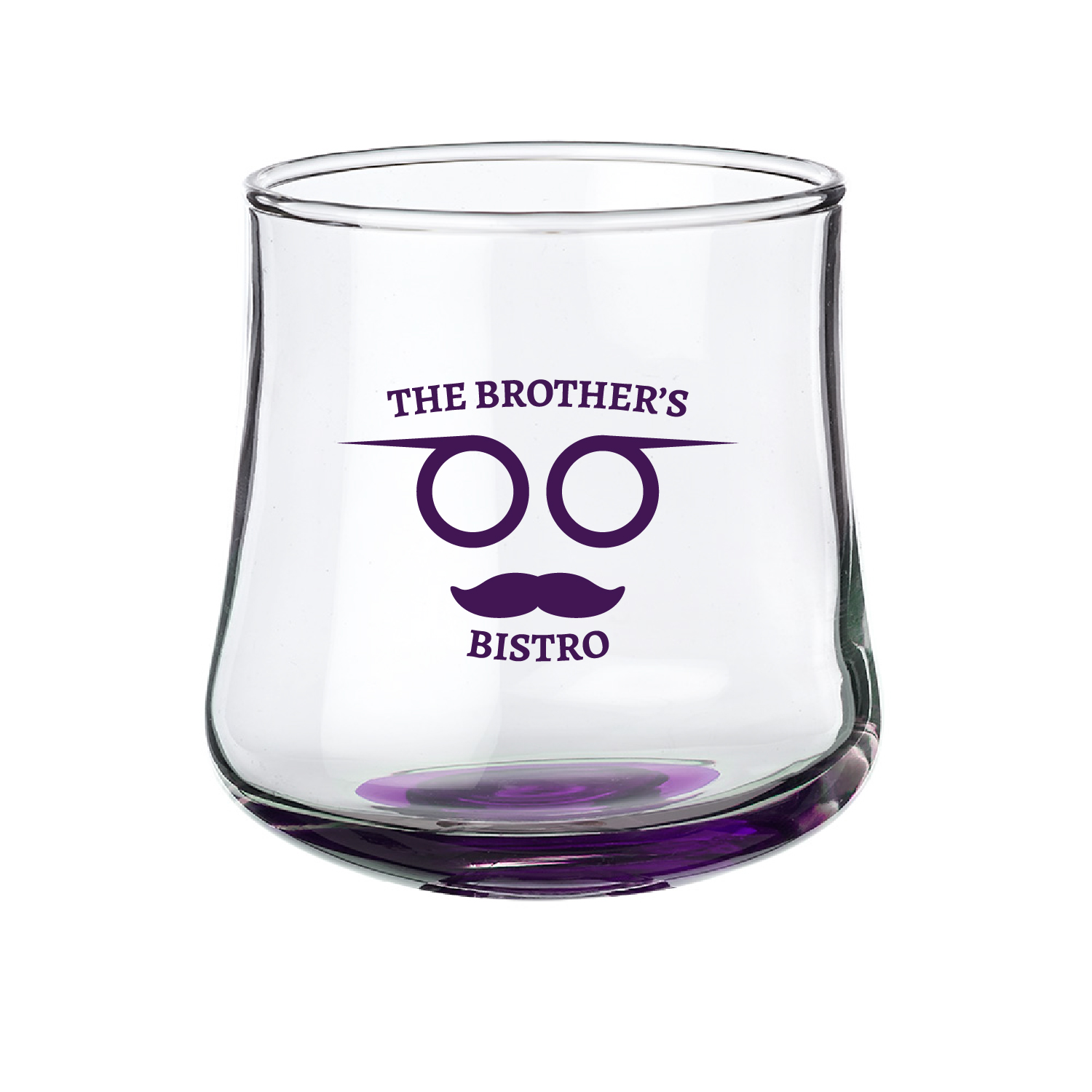 11 oz. Belle Stemless Glasses (1 Color Imprint) 15