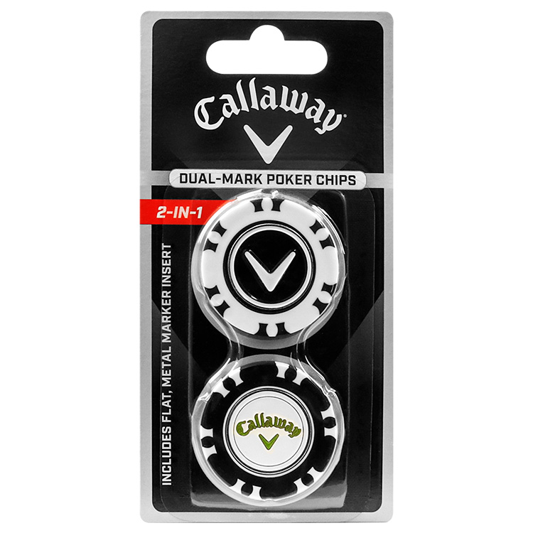 Callaway Dual-Mark poker Chip Ball Marker 1