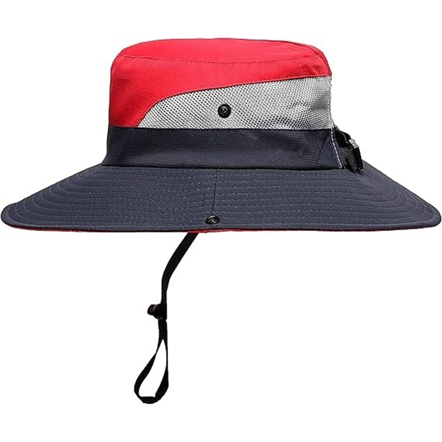 Womens Summer Foldable Cool Mesh Ponytail Bucket Hat 1