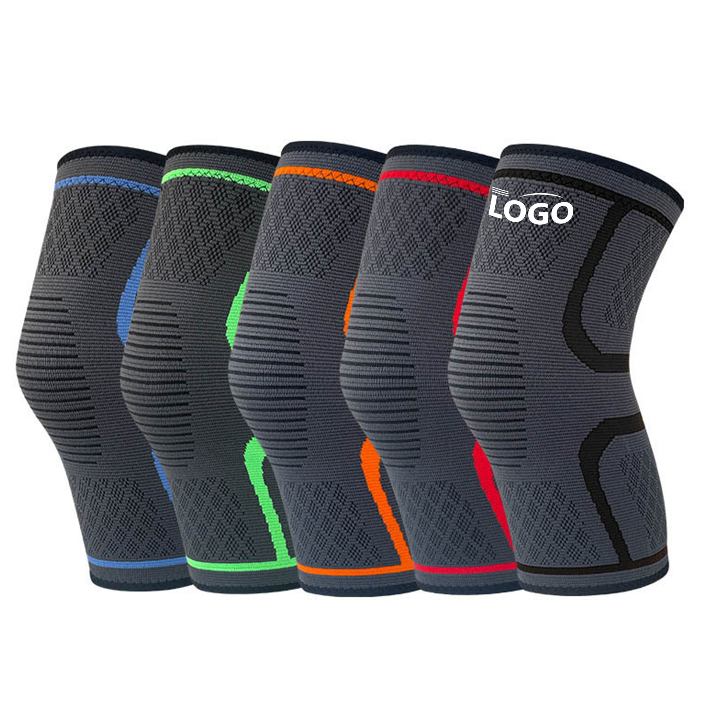 Elastic Nylon Knee Brace for Sports and Fitness 2