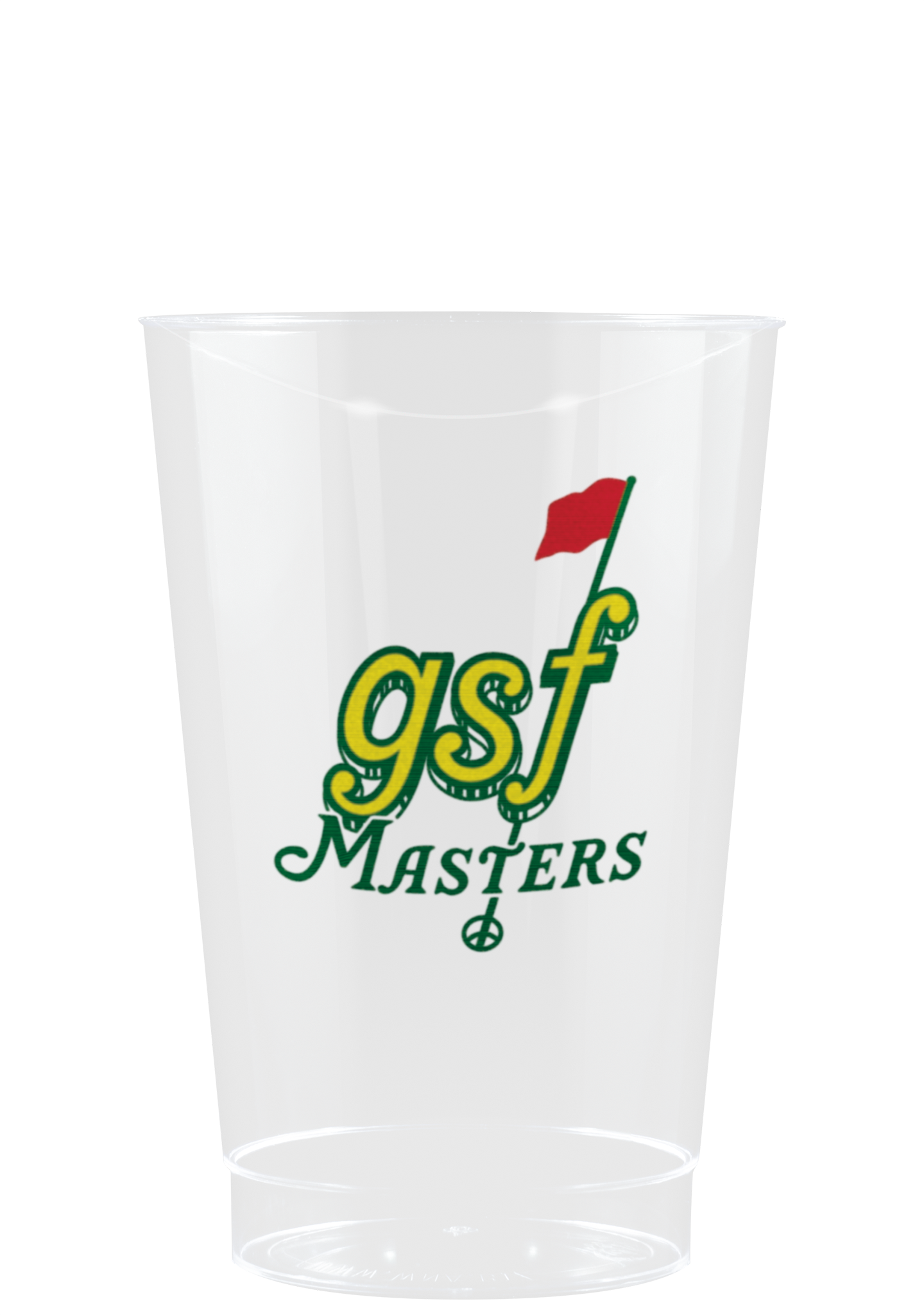 12 oz Hard Plastic Smooth Cup Clear Digital Print 2