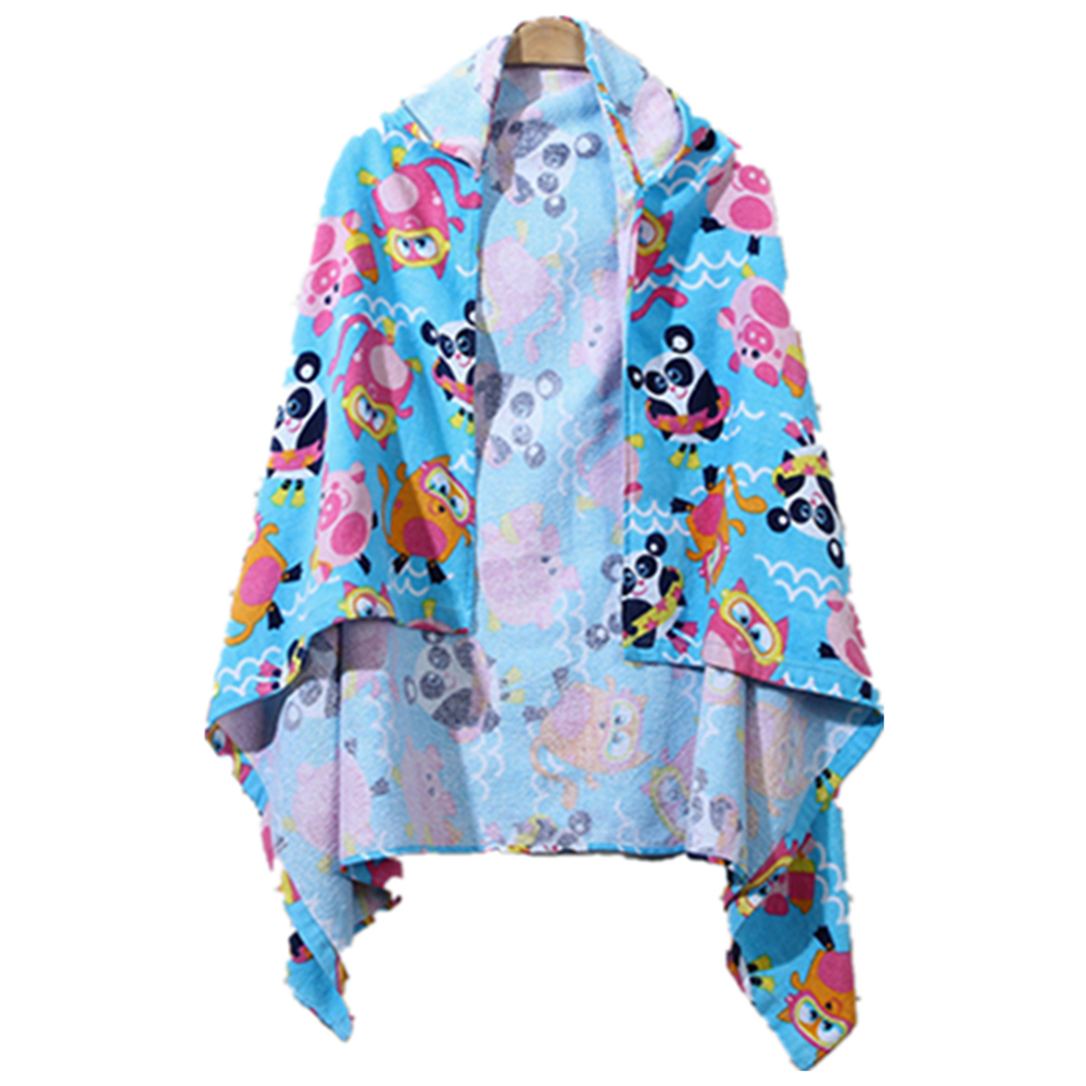 Children Hooded Towel Kid Bath Cap 2