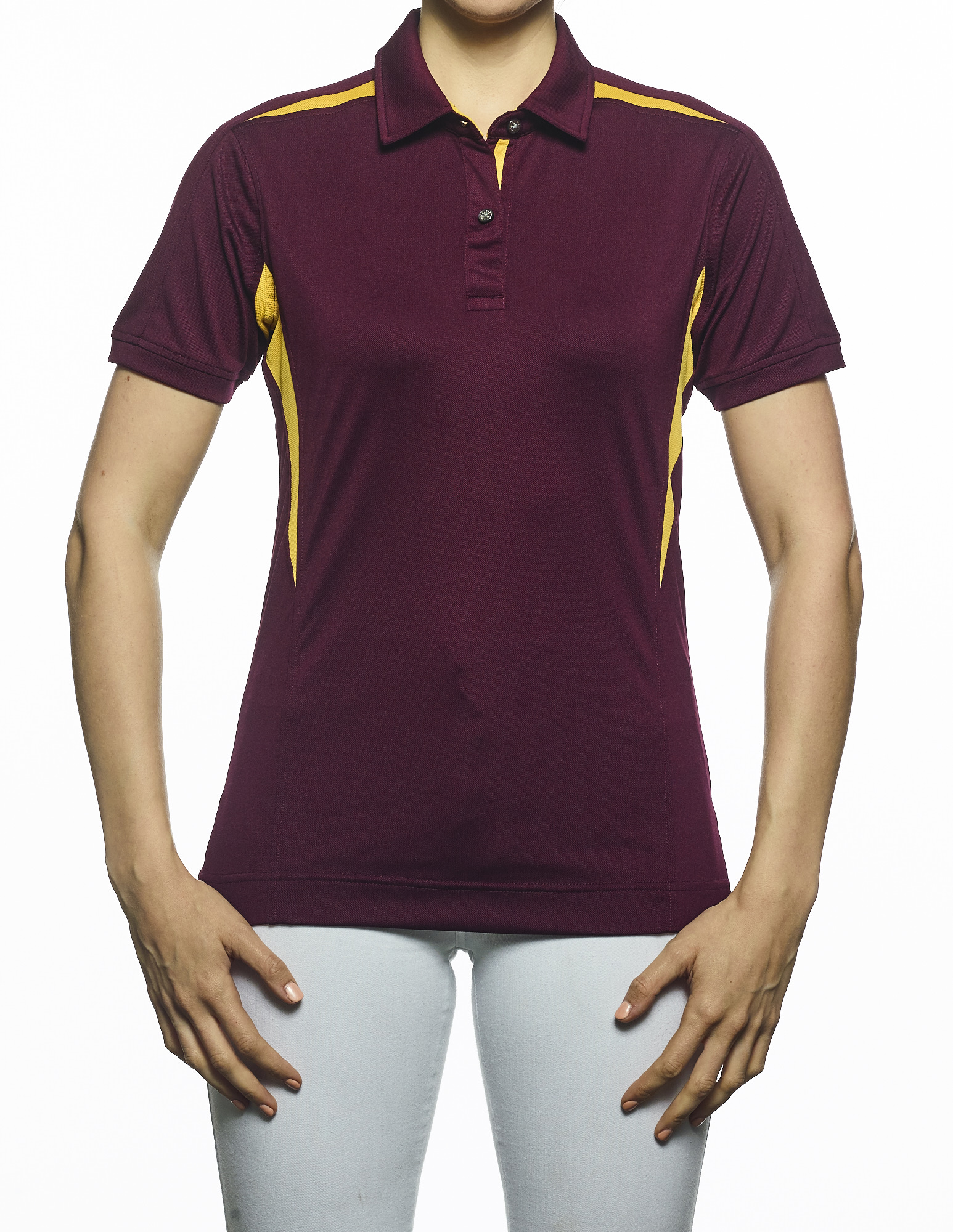 Ladies Caliber Color Block Polo Shirt 4