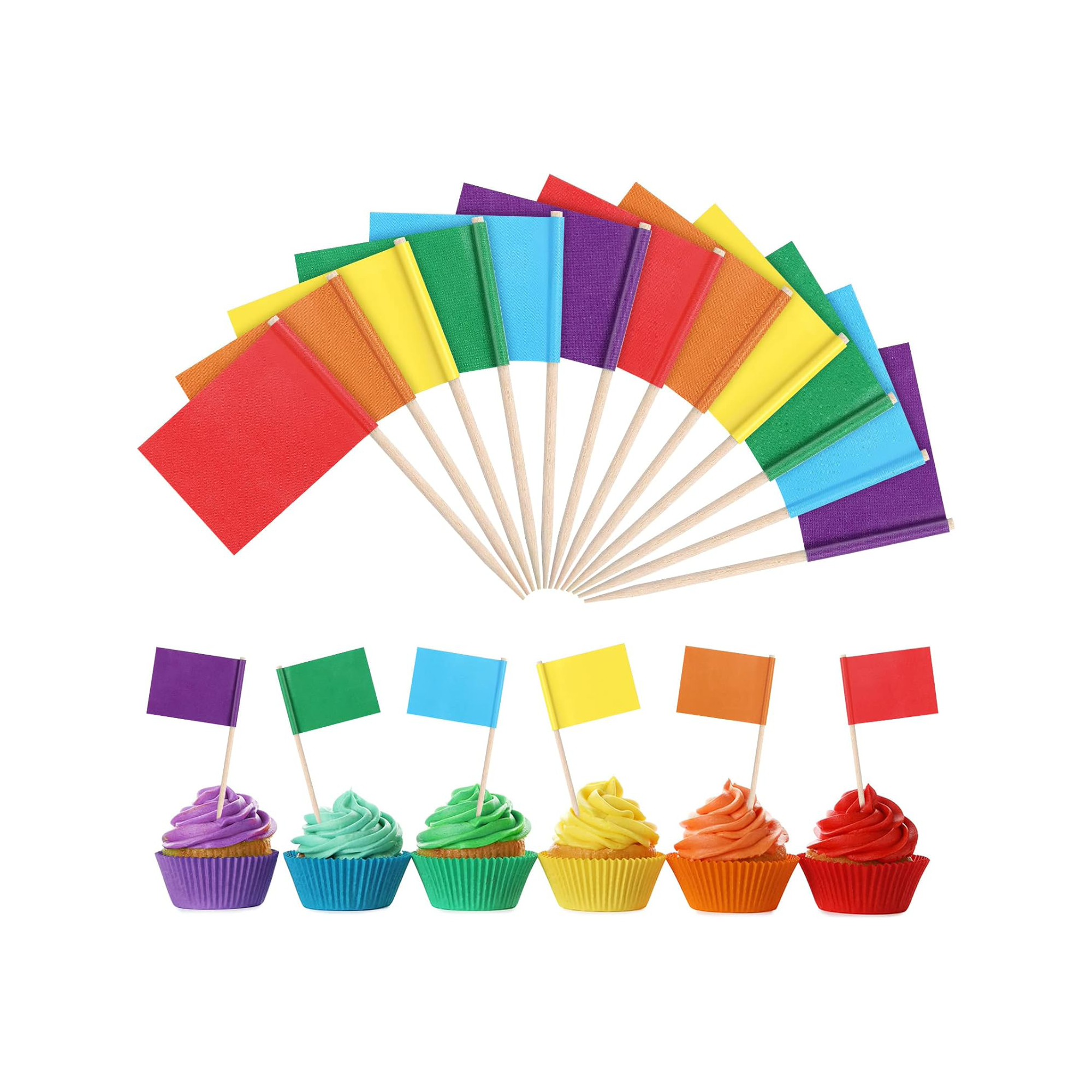 Toothpick Flag Cupcake Decoration Flag 2