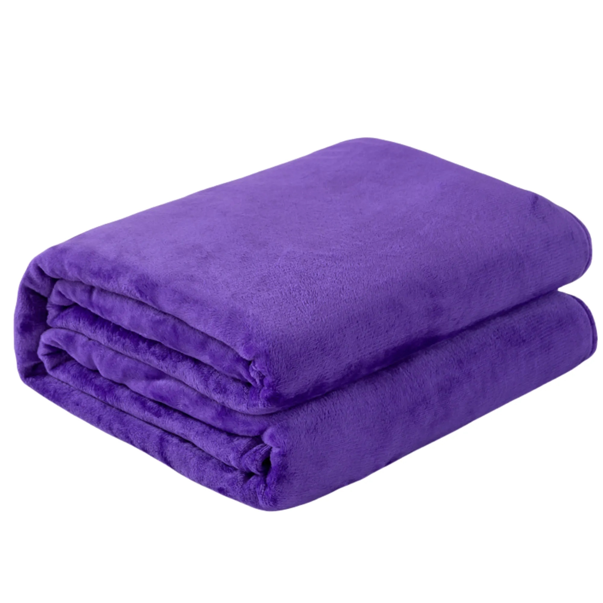 Classic Solid Color Flannel Thin Blanket 22