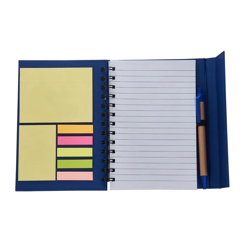 Notepad With Pen In Holder And Sticky Notes 9
