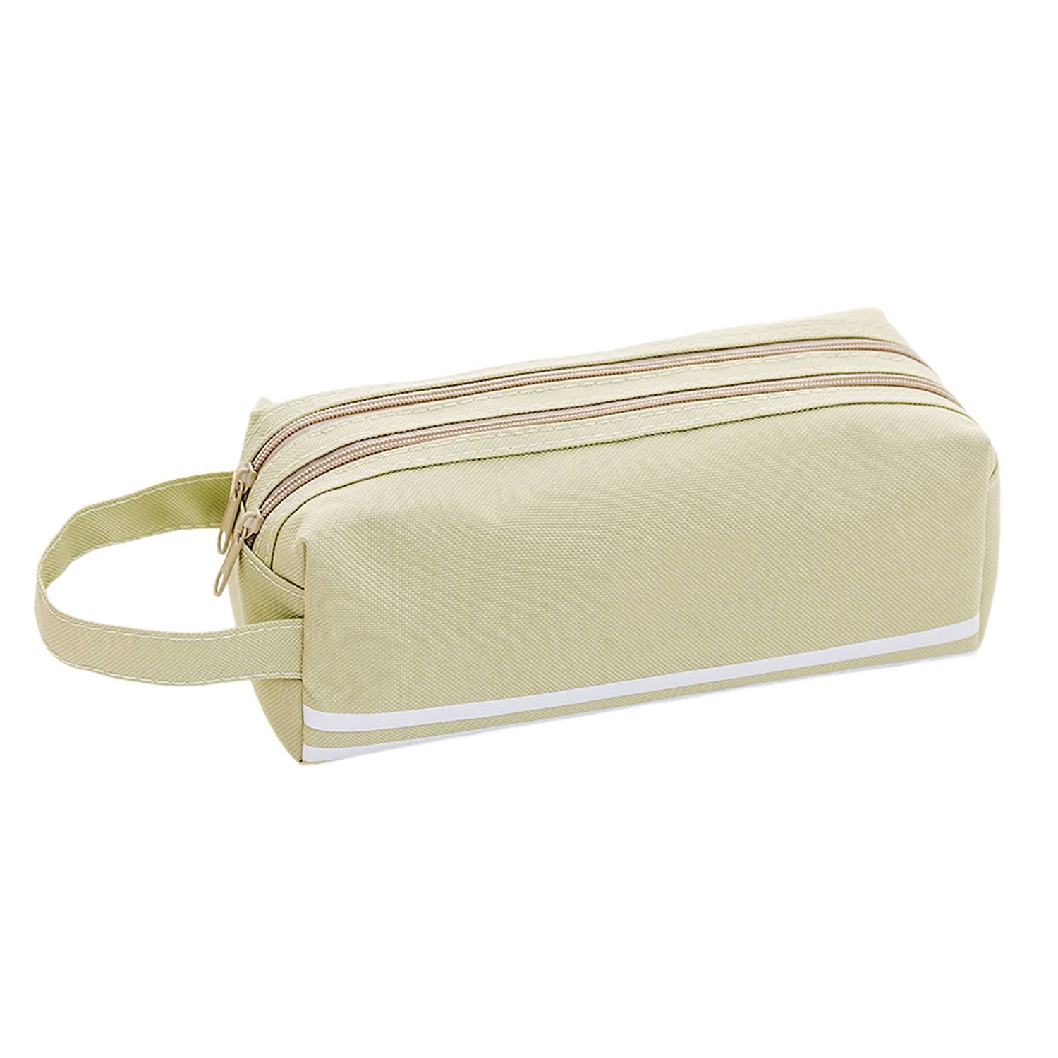 Double Layer Zippered Oxford Pencil Bag 8