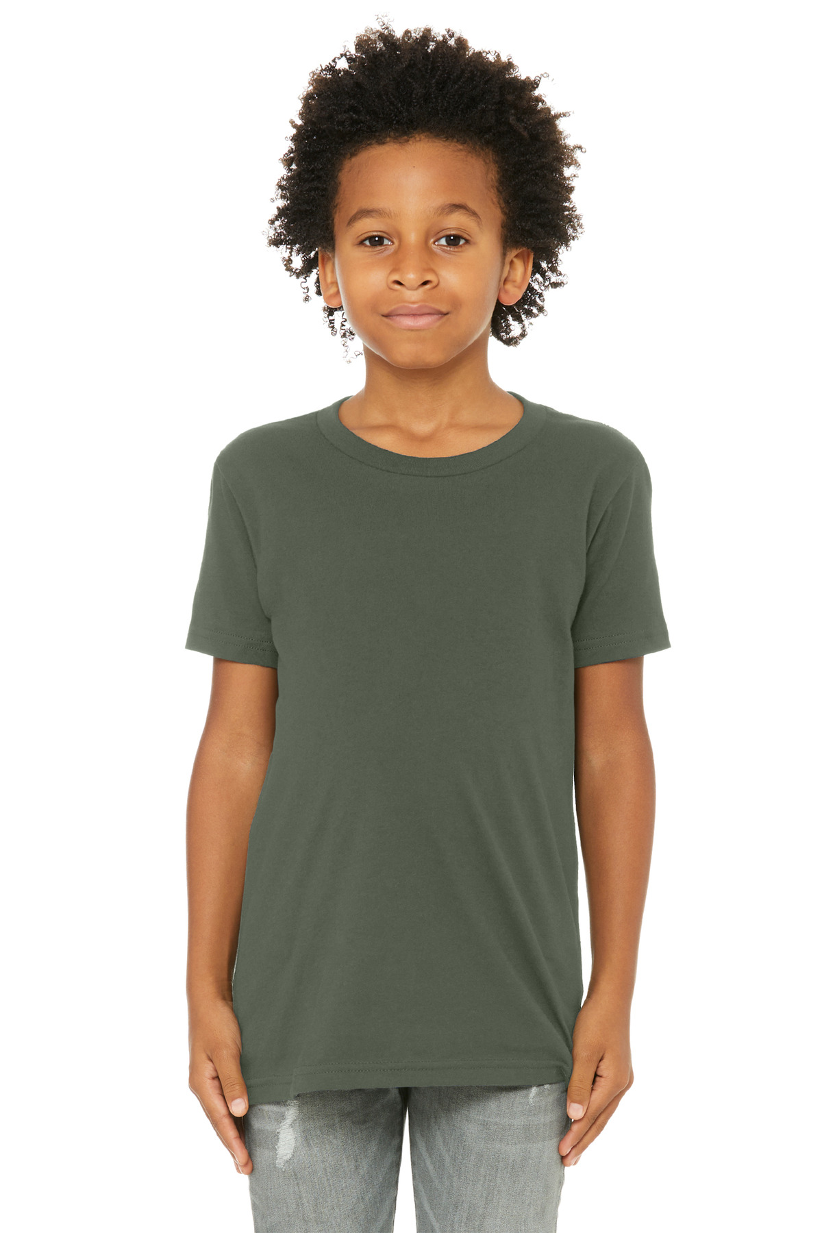 BELLA+CANVAS Youth Jersey Short Sleeve Tee. BC3001Y 70