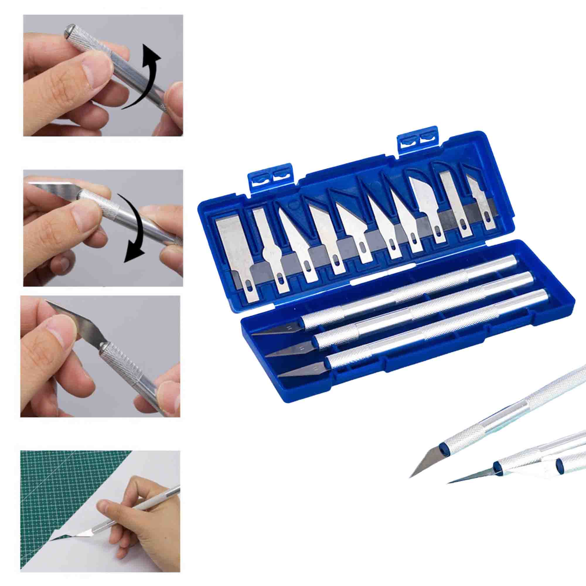 Small Utility Knife Box Cutter Hand File 2