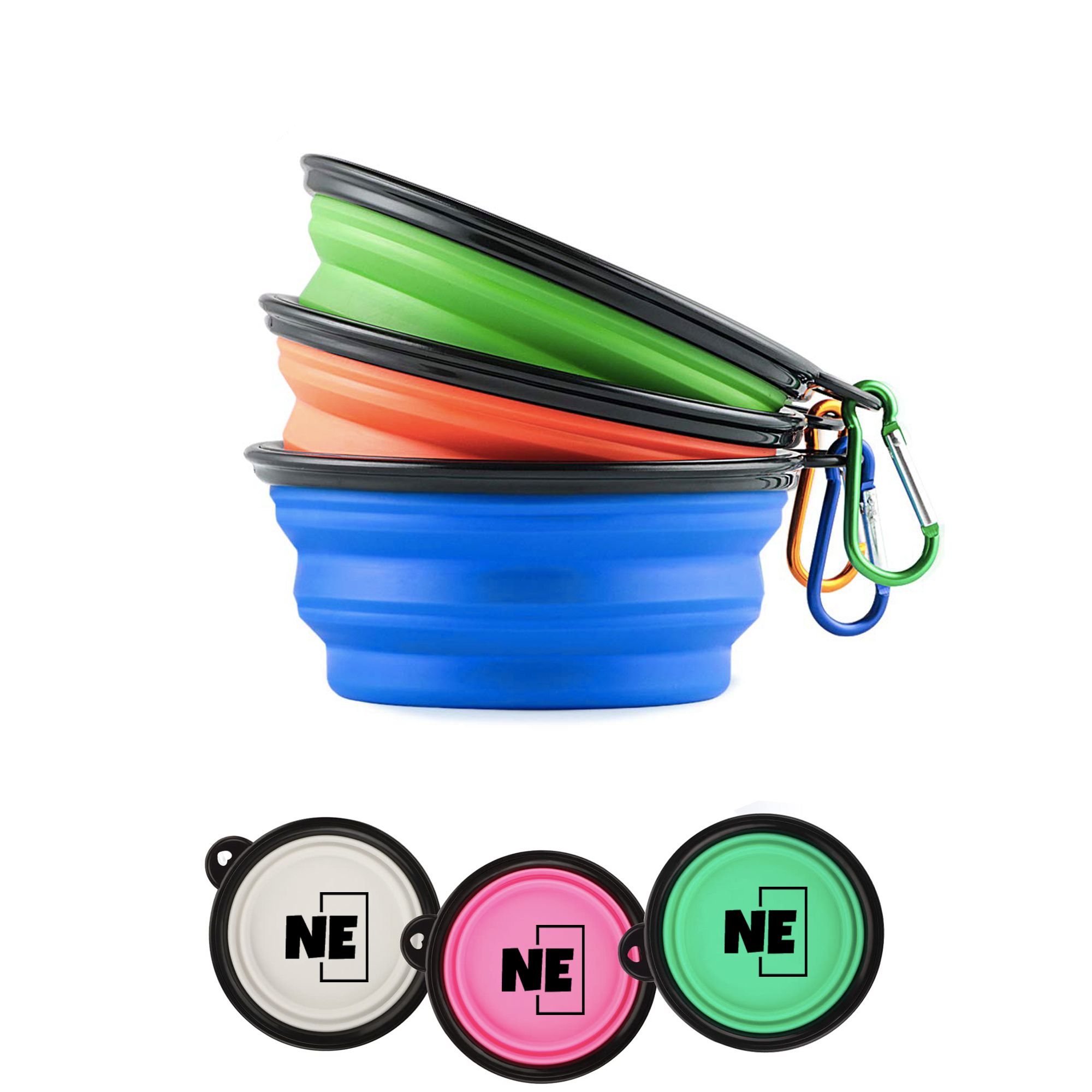 1000ML Pet Bowl Folding 100pcs