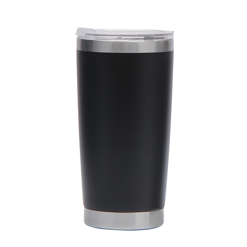 2023 New Design 20oz Double Wall 304 Stainless Steel Insulated Tumbler With Folding Straw And Brush 2