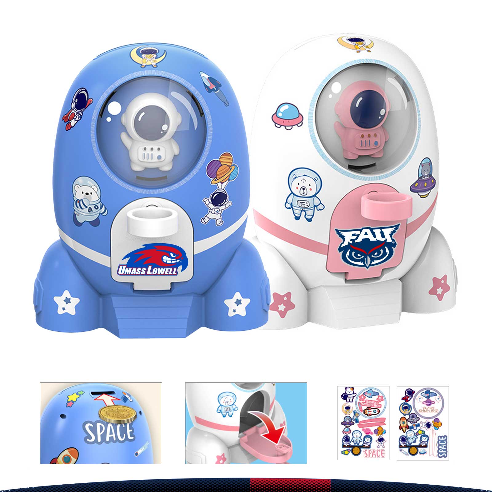 Titry Rocket Piggy Bank 4