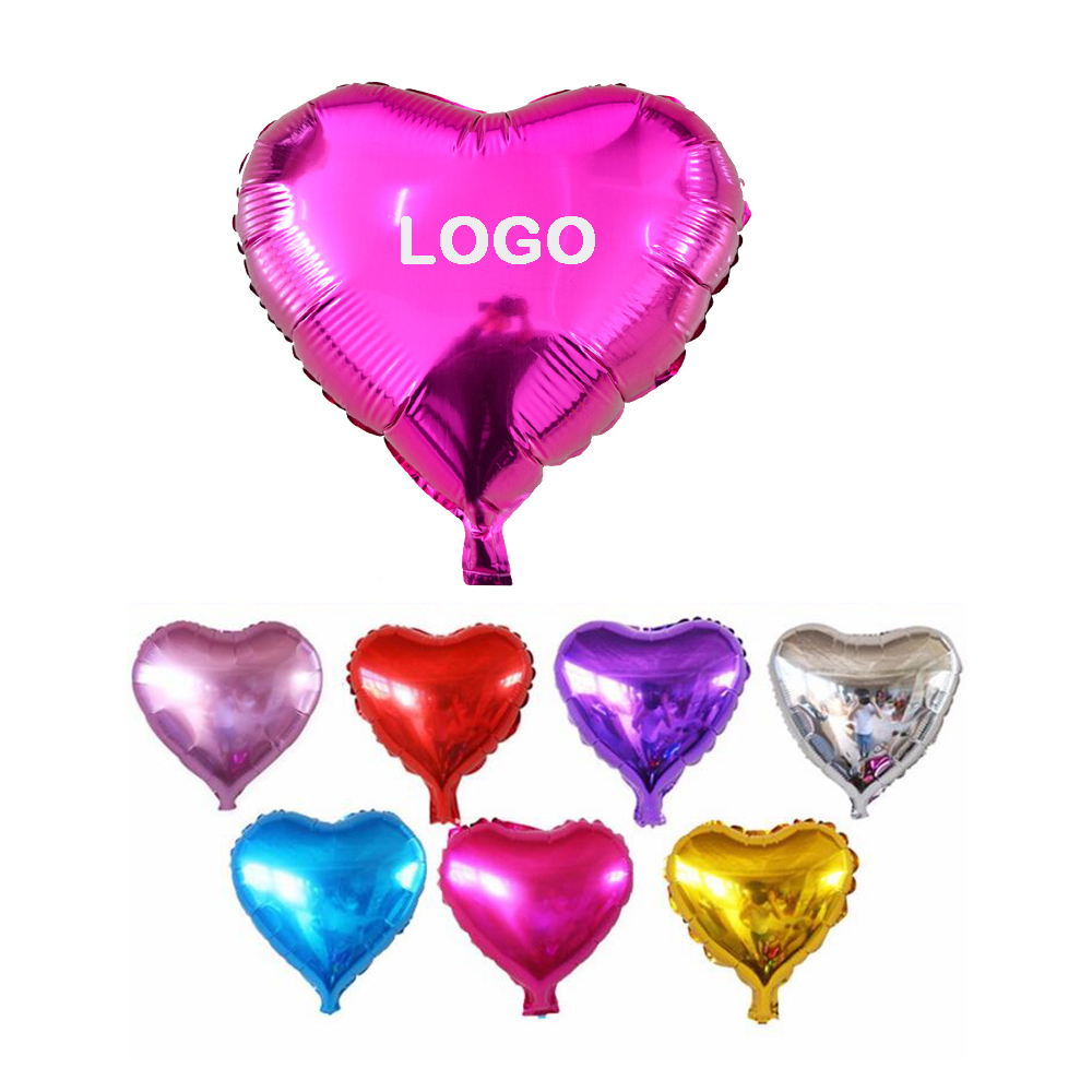 18" Heart Shaped Aluminum Foil Balloon 1