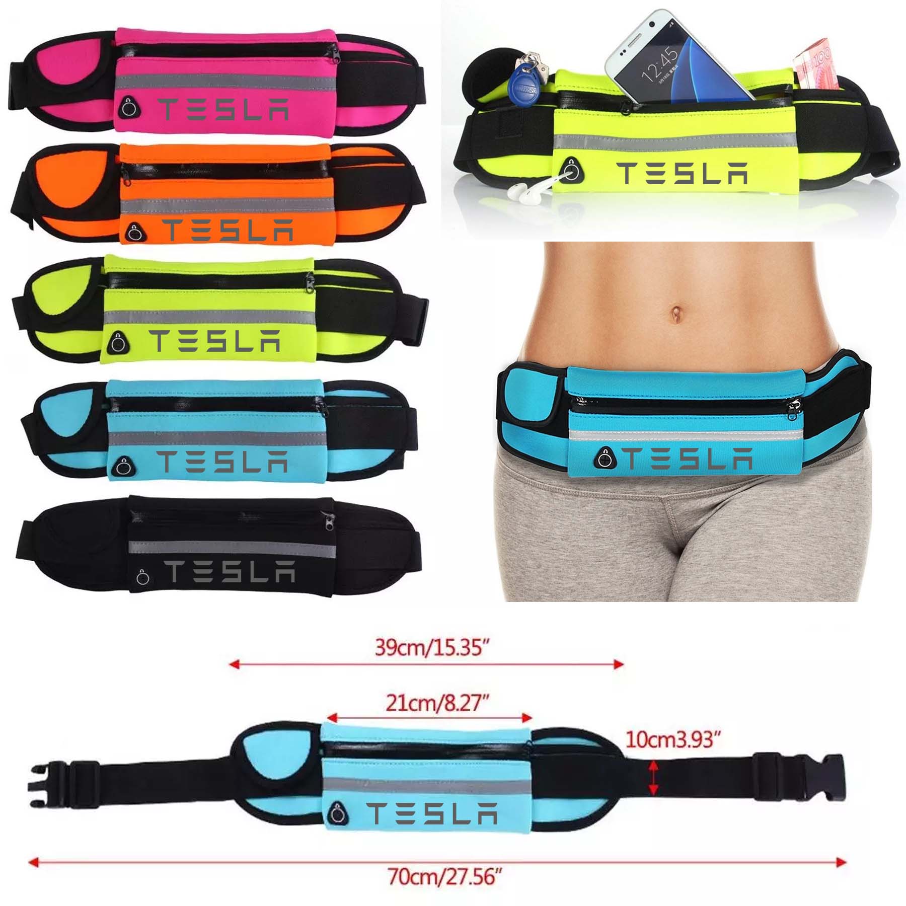 iBank ® Waist Bag for Travel Fitness Running Sports Phone Bag 2