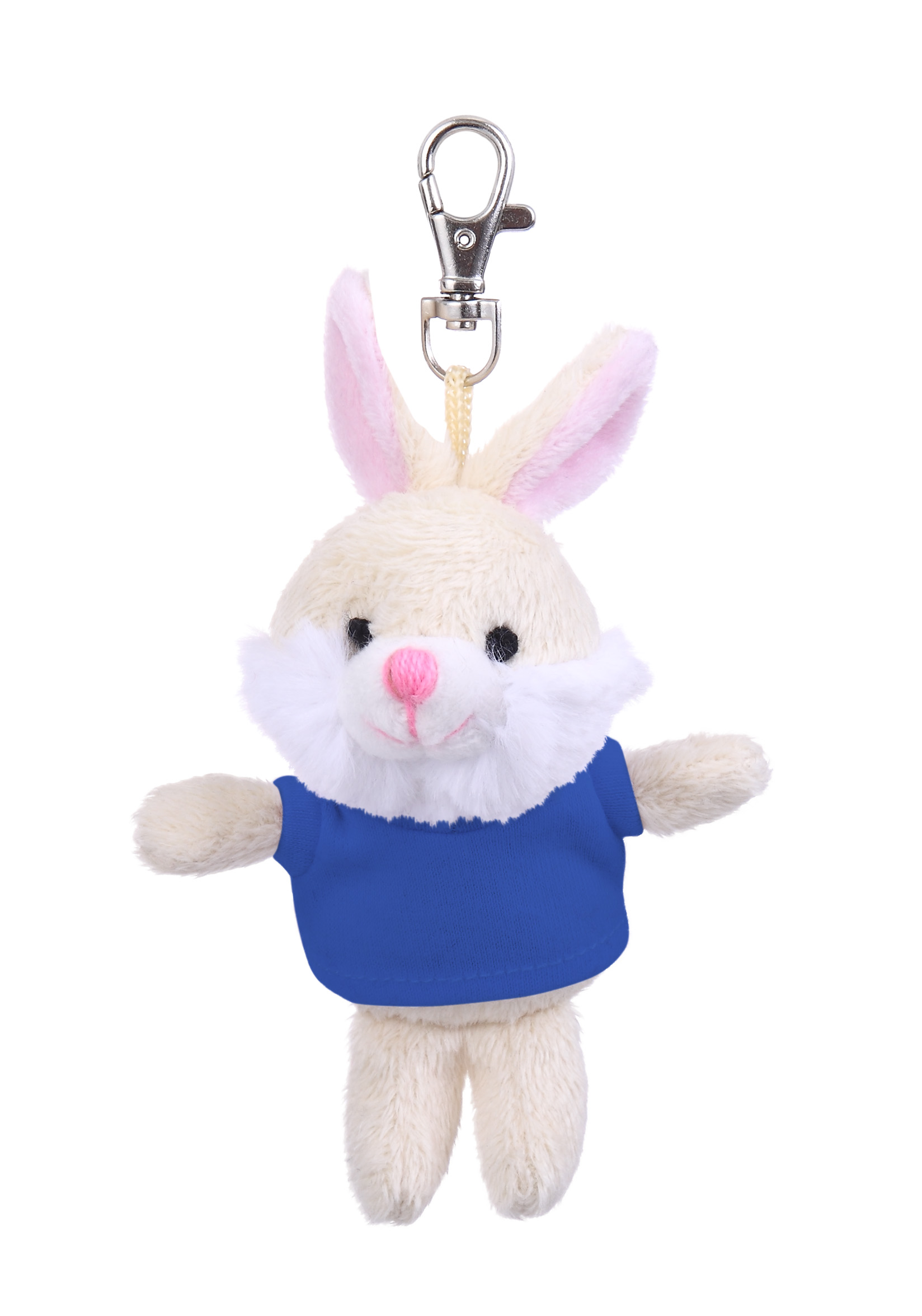 Soft Plush Bunny Keychain with Tee 2