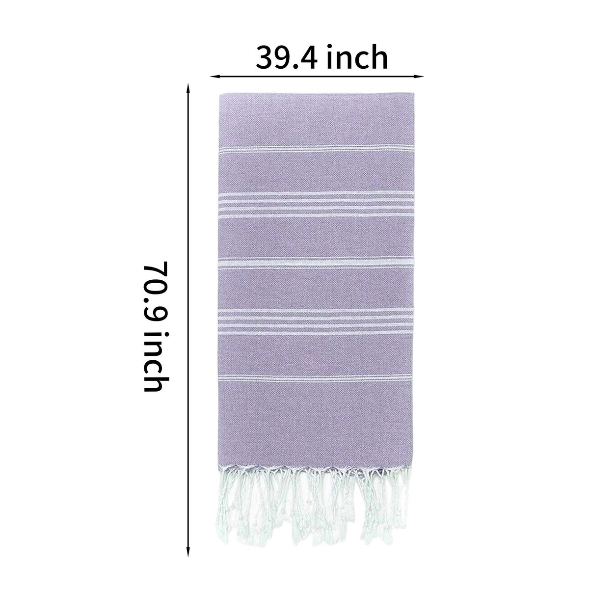 Absorbent Bungalow Beach Towel with Stylish Edges 19