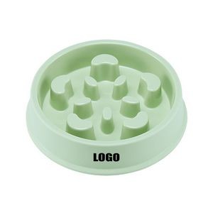 18cm Slow Eating Plastic Pet Bowl Food Tray 8