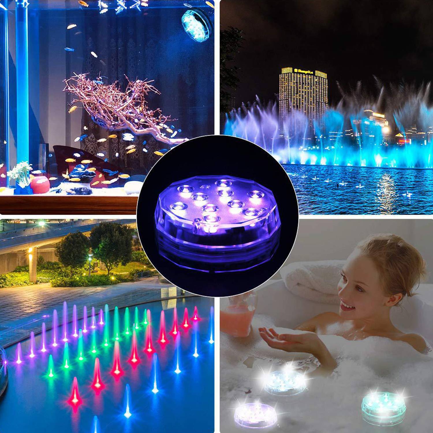 Submersible LED Diving Lights with Changing Battery Powered 5
