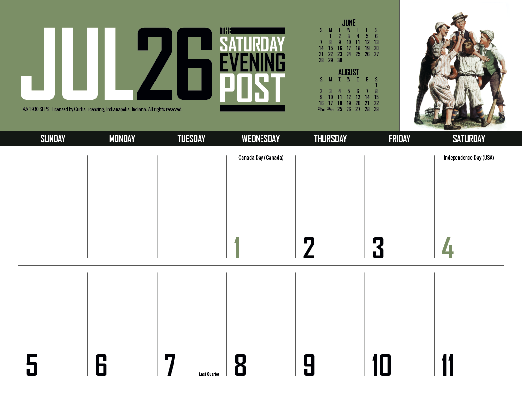 Triumph® Calendars Big Block Memo 10