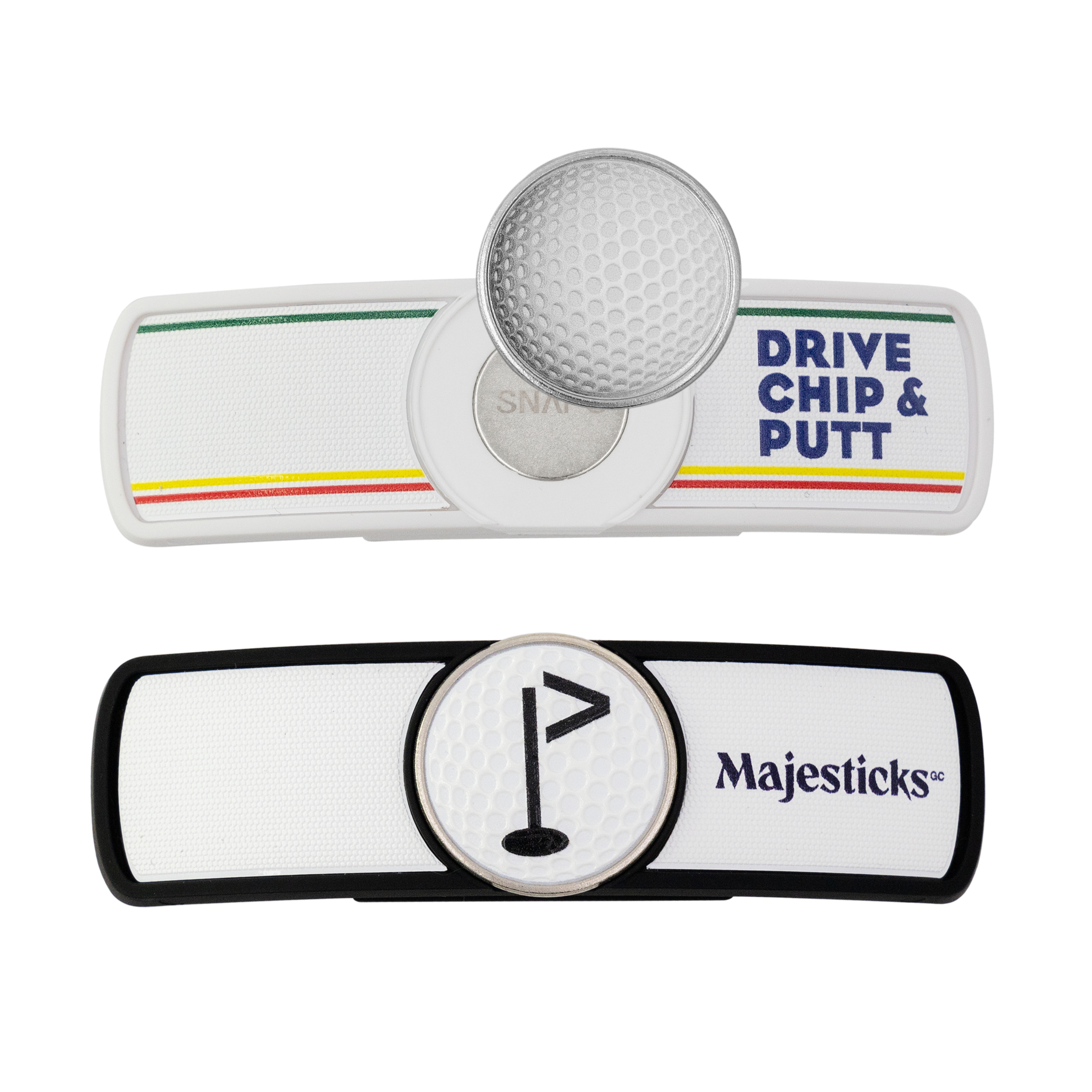 SNAPS Imprinted Golf Hat Strap Clip w/ Ball marker 3
