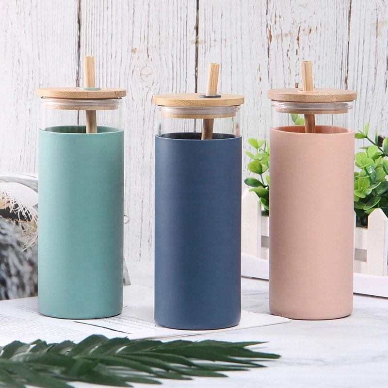 Glass Tumbler With Bamboo Lid 6