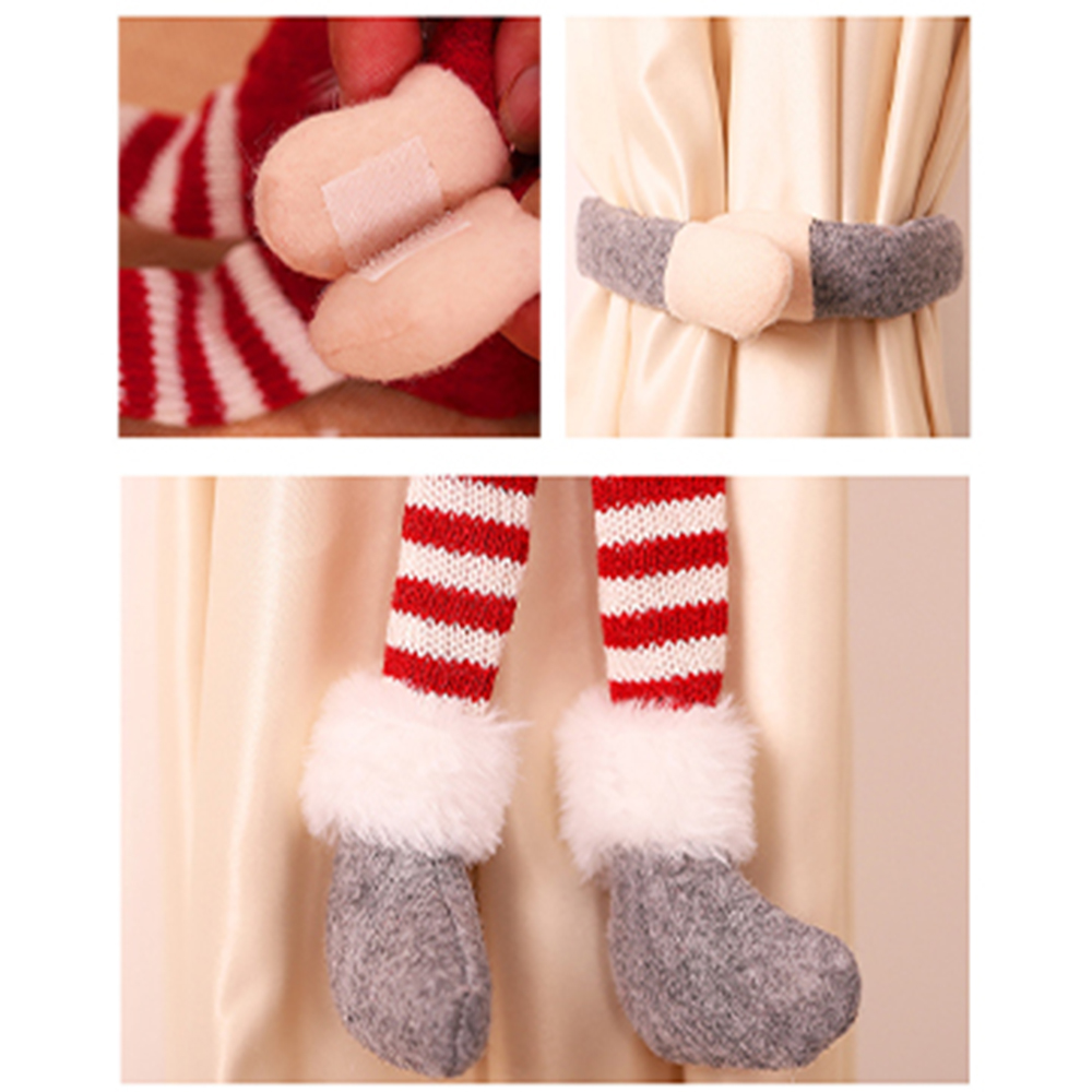 Christmas Woodsman Doll Curtain Buckle 4