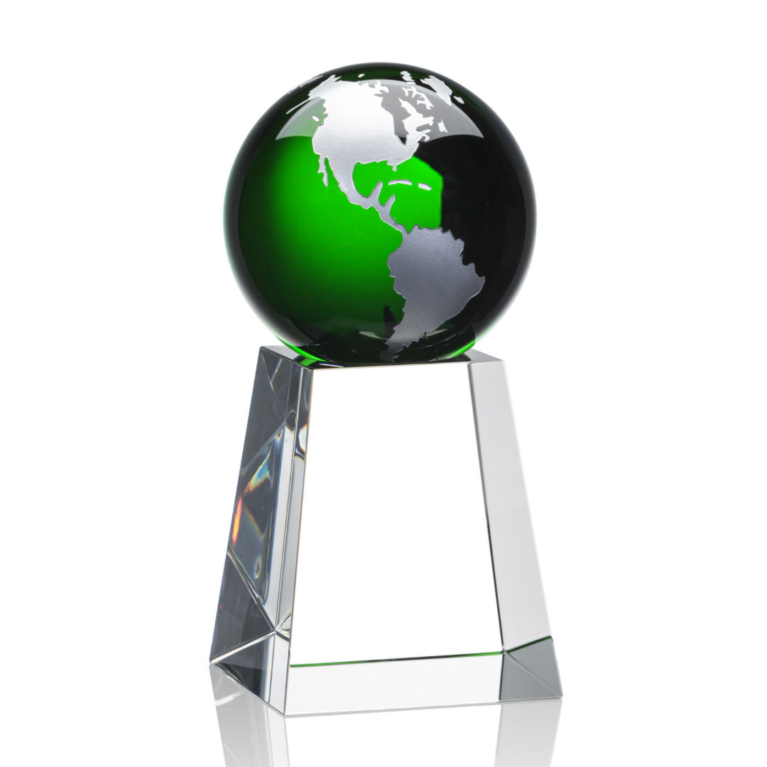 Heathcote Globe Award - Green/Silver 12