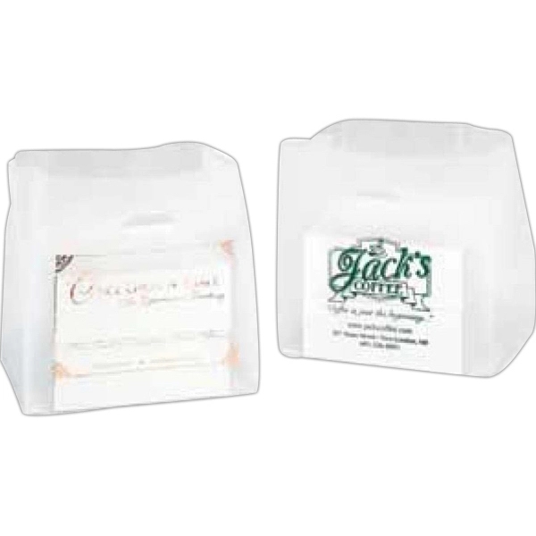 Die Cut Frosted Food Service Plastic Bag 2