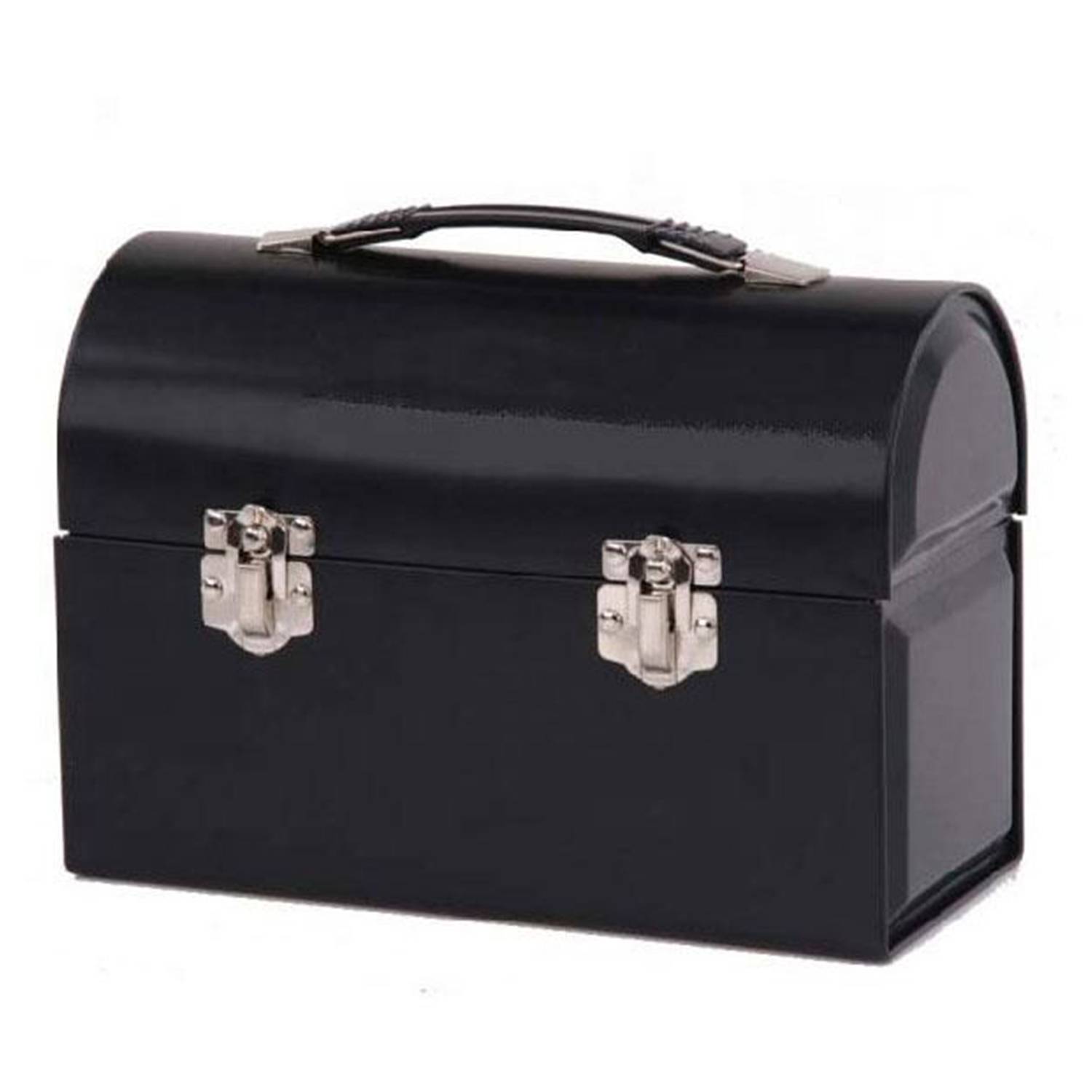 Locking Tinplate Dome Lunch Box w/ Handle 3