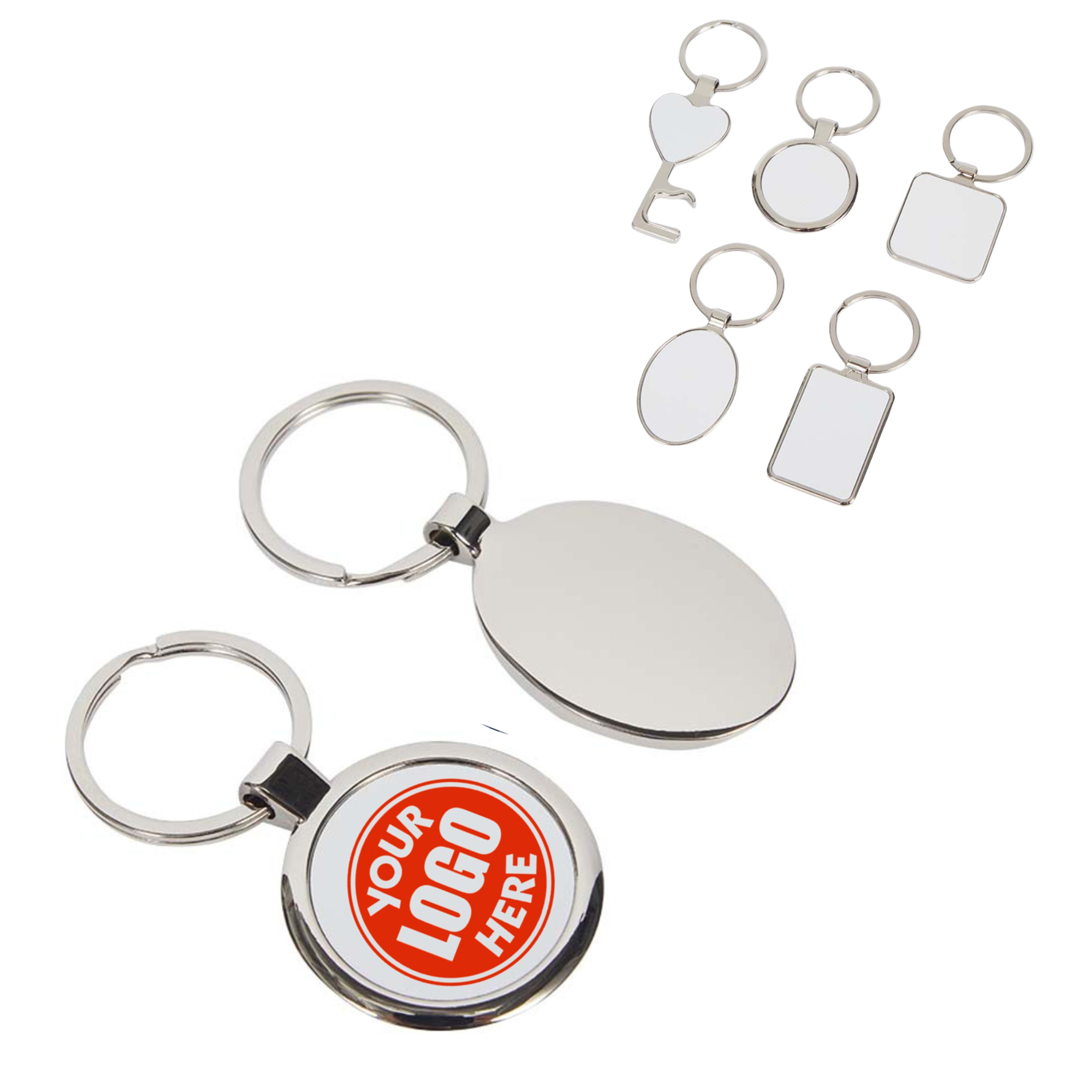 Laser Engraved Blank Keychain 1