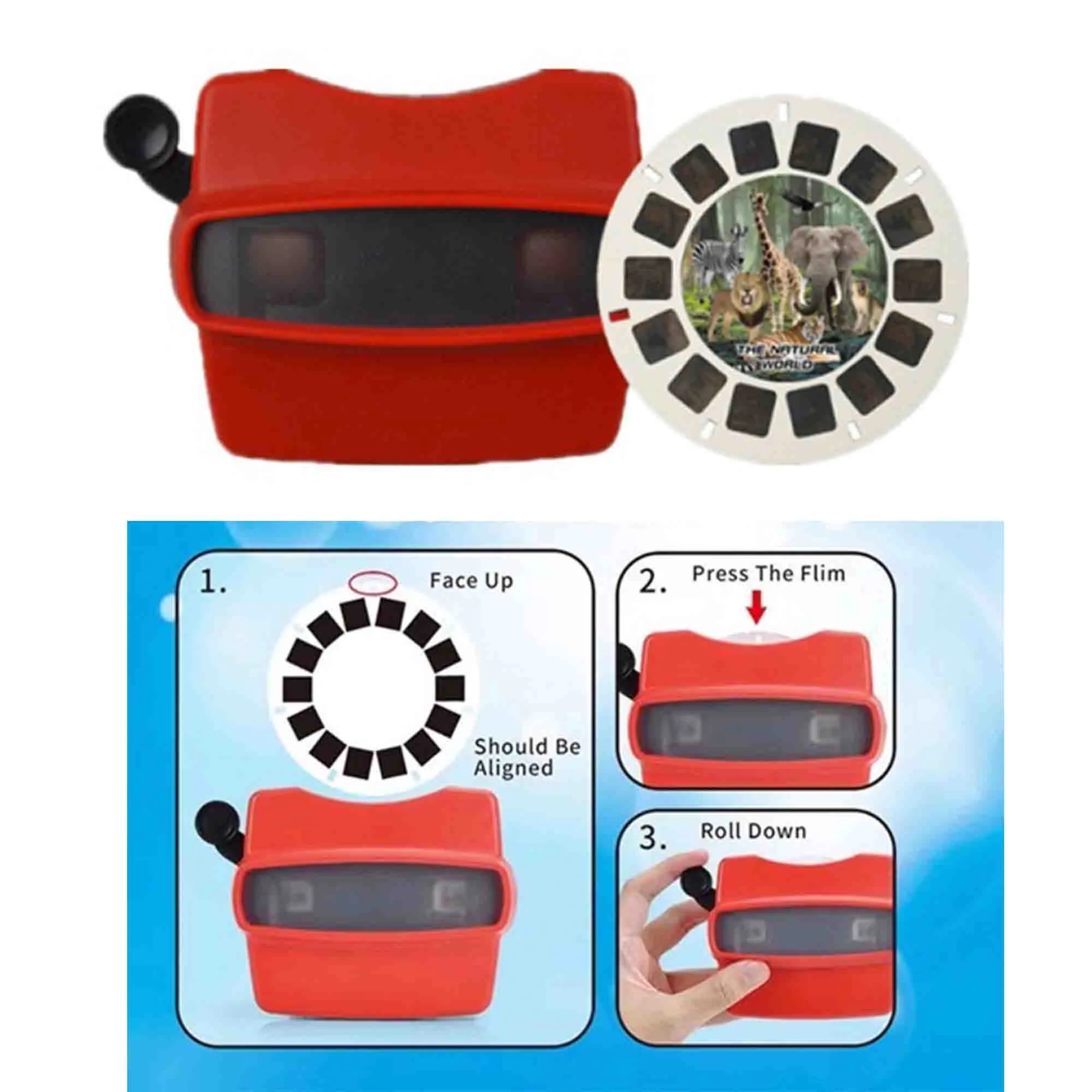 Retro 3D View-Master with Reels 1