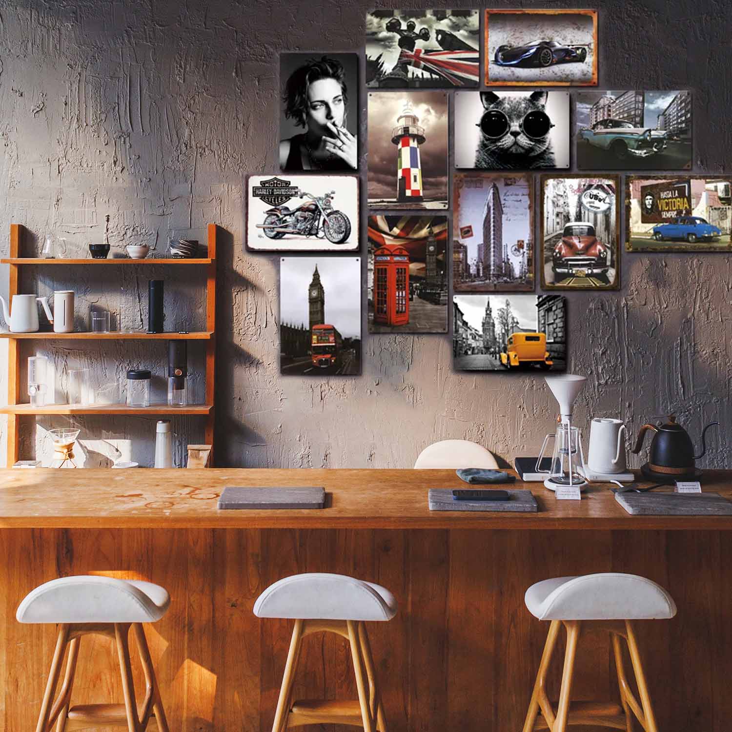 Custom Tin painted walls 3