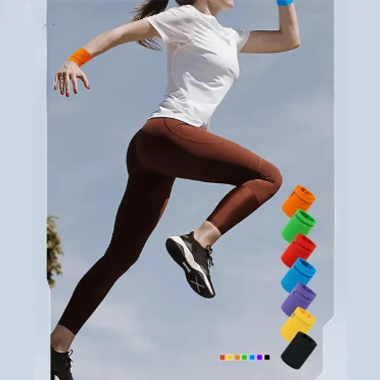 Sports Wristband W/ Zipper Pocket 2
