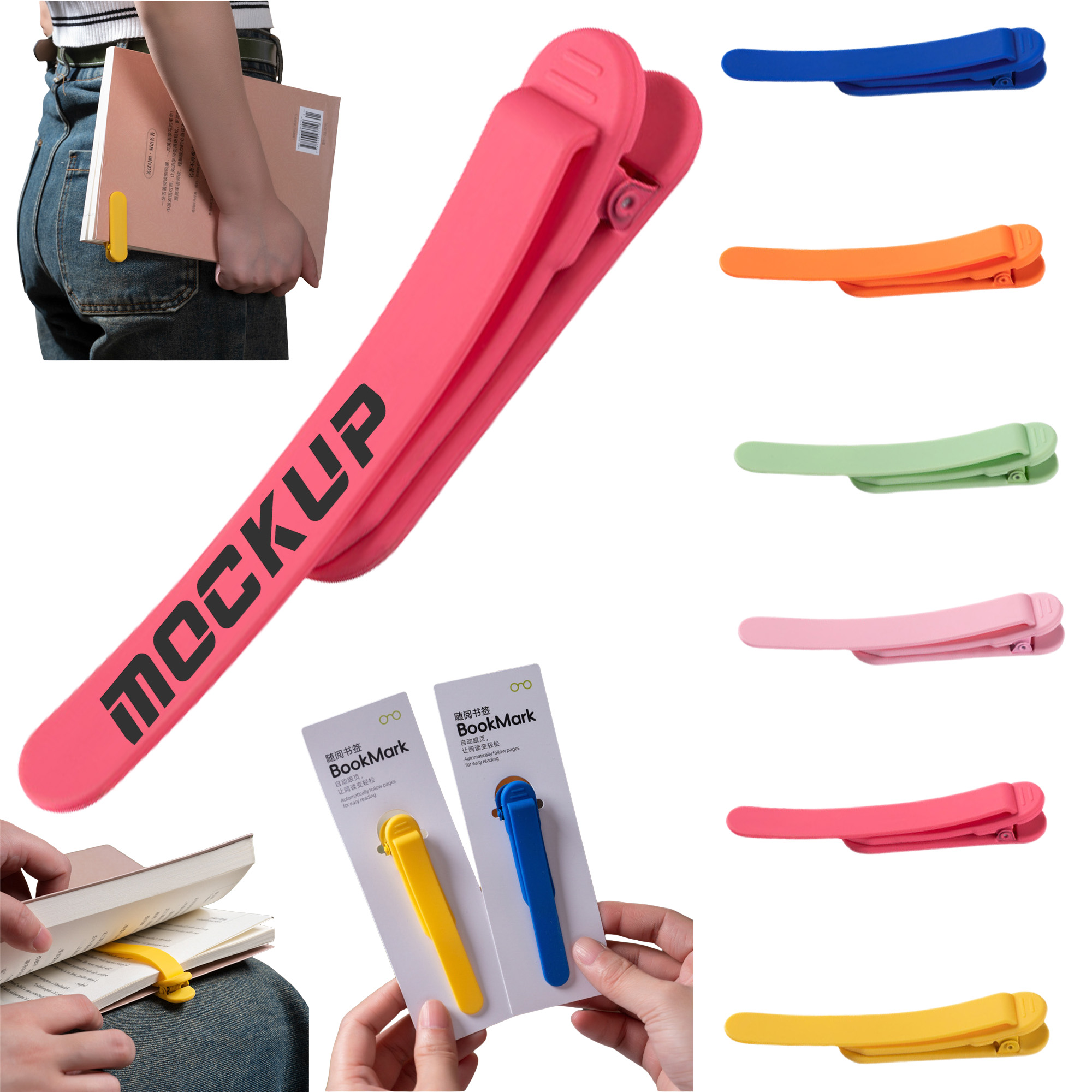 Smart Silicone Reading Book Mark 7