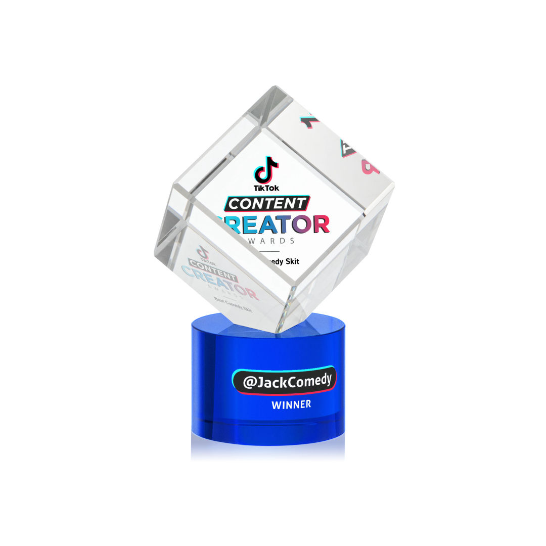 Burrill VividPrint™ Award on Marvel Base - Blue 5