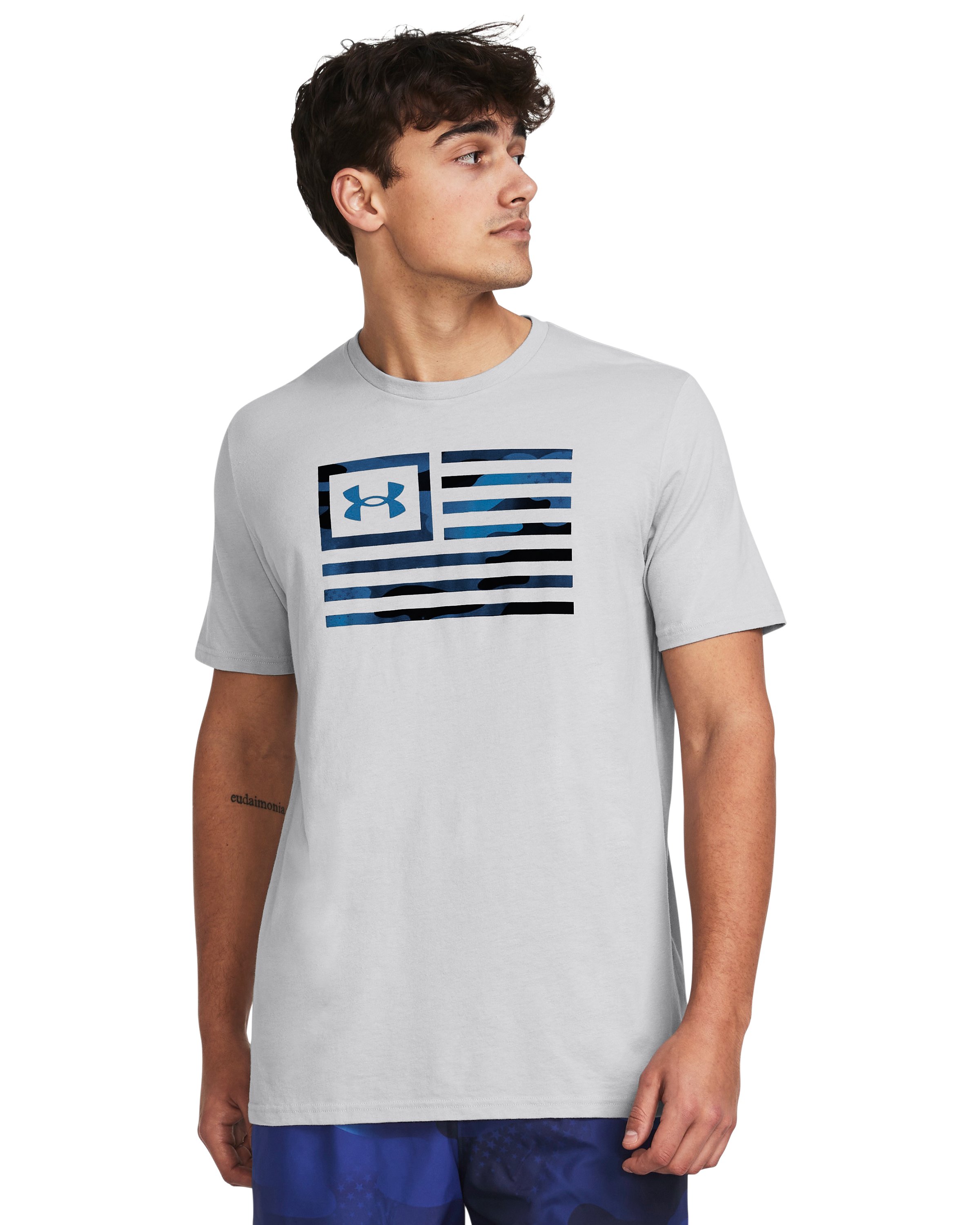UA Freedom Flag Printed Men's T-Shirt 1