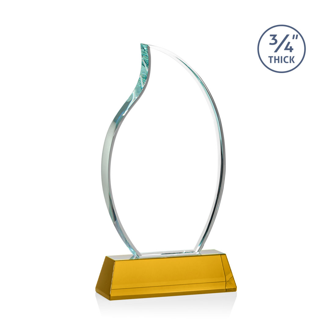 Croydon VividPrint™ Award on Newhaven Base - Amber 9