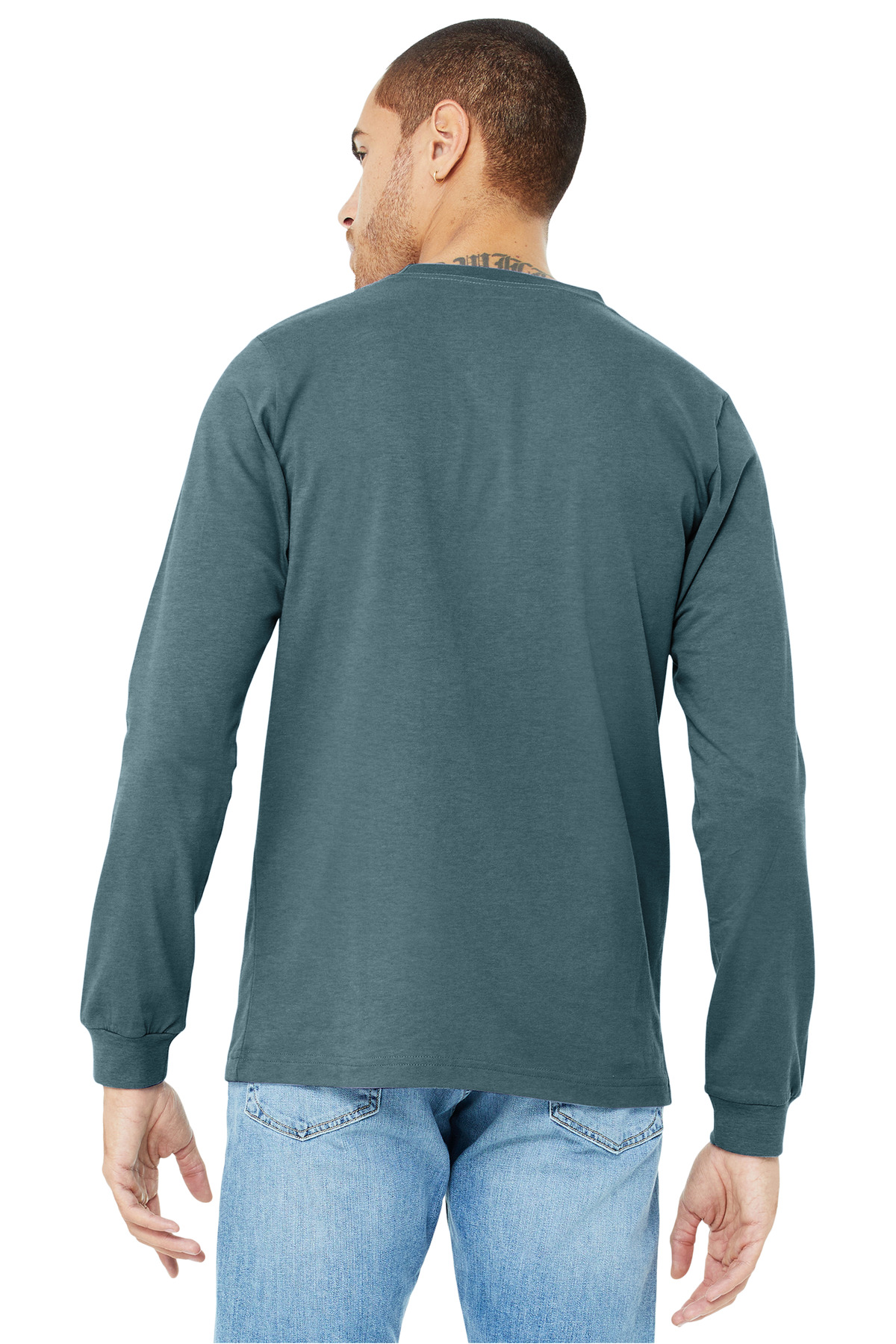 BELLA+CANVAS Unisex Heather CVC Long Sleeve Tee BC3501CVC 145