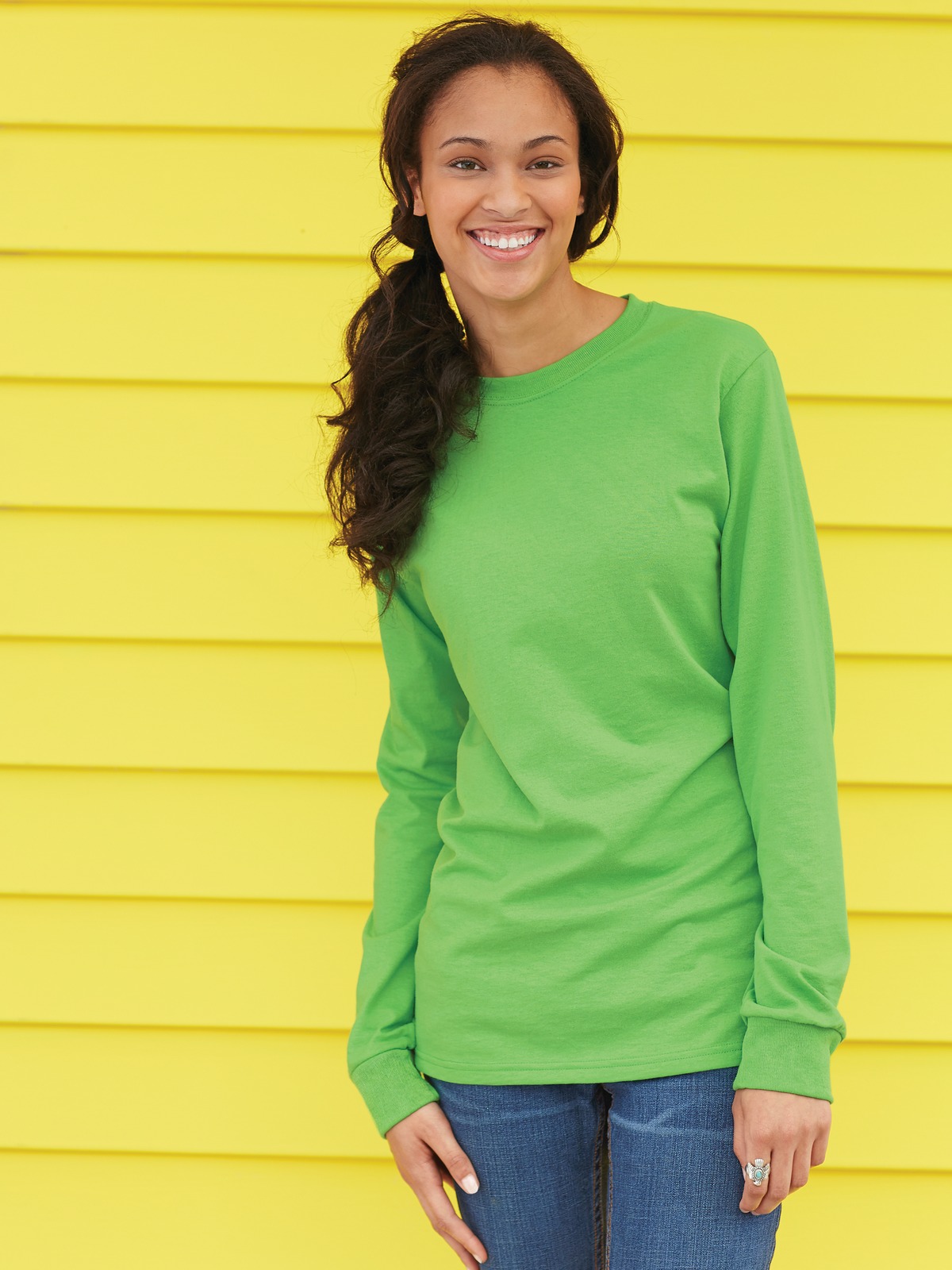 Jerzees - Dri-Power 50/50 Cotton/Poly Long Sleeve T-Shirt. 29LS 45