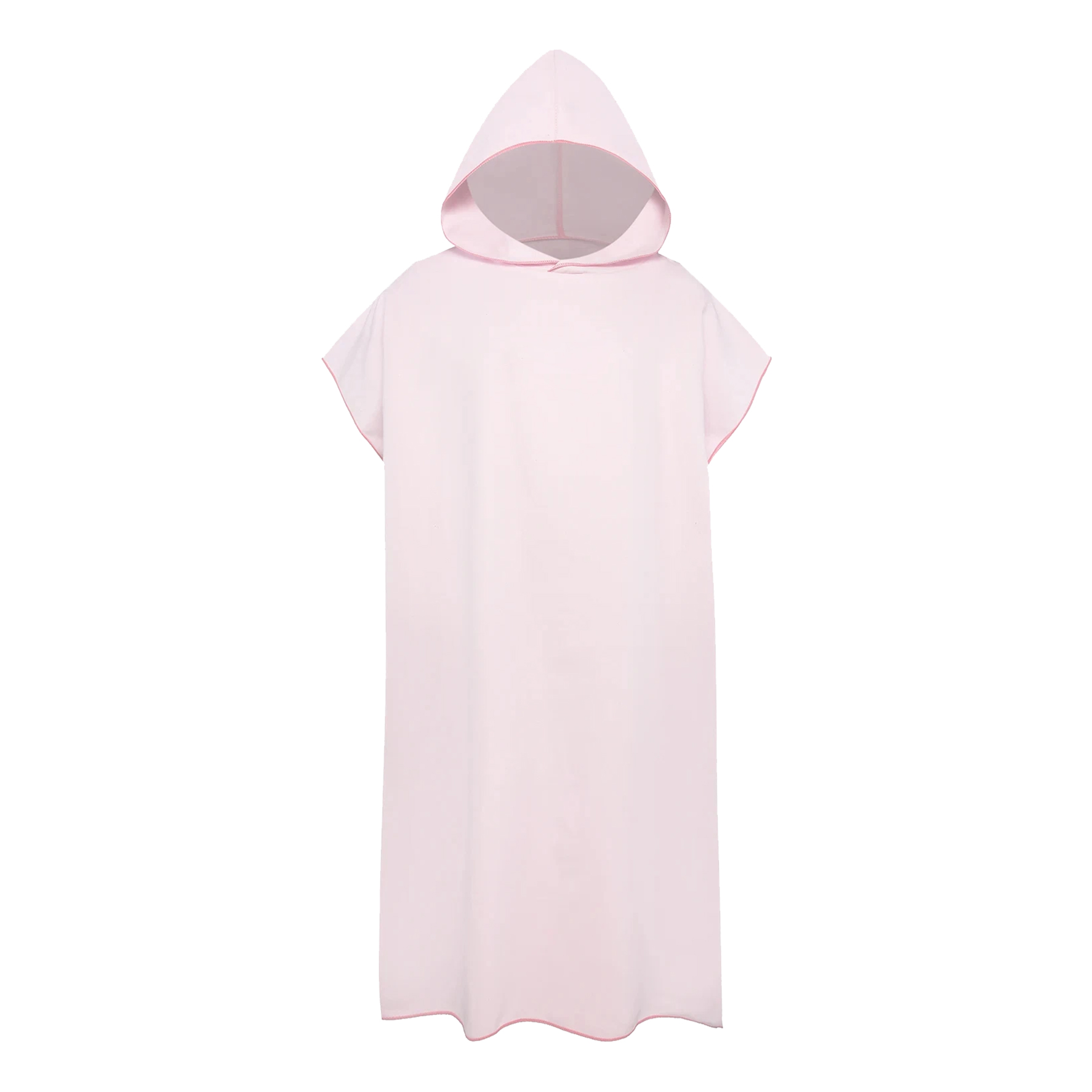 420GSM Solid Microfiber Absorbent Hooded Beach Robe For Adults 6