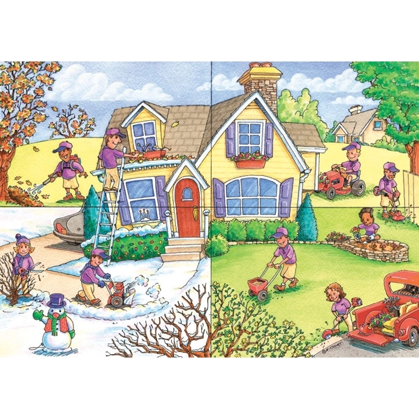 Seasonal Services Landscaping Holiday Cards 1