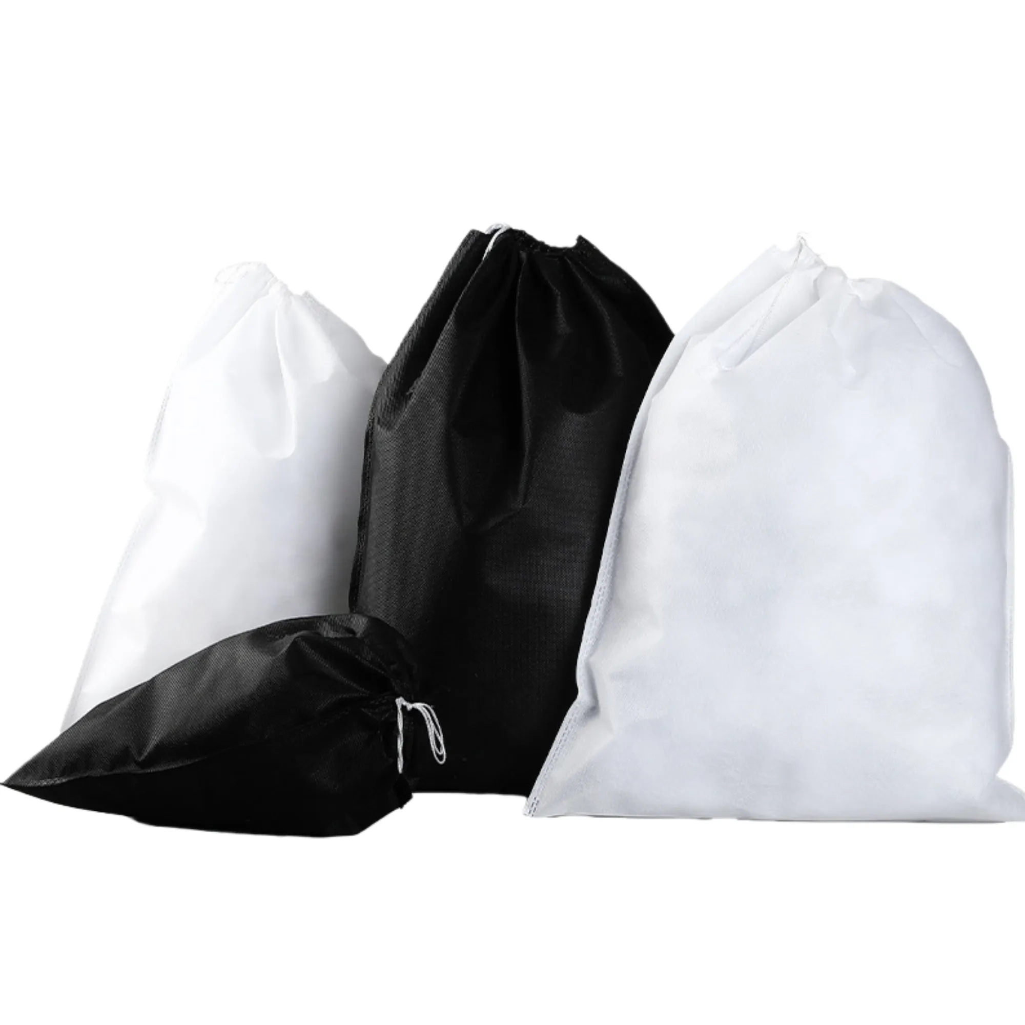 Non Woven Drawstring Anti Dust Shoe Bag Package For Clothes 4