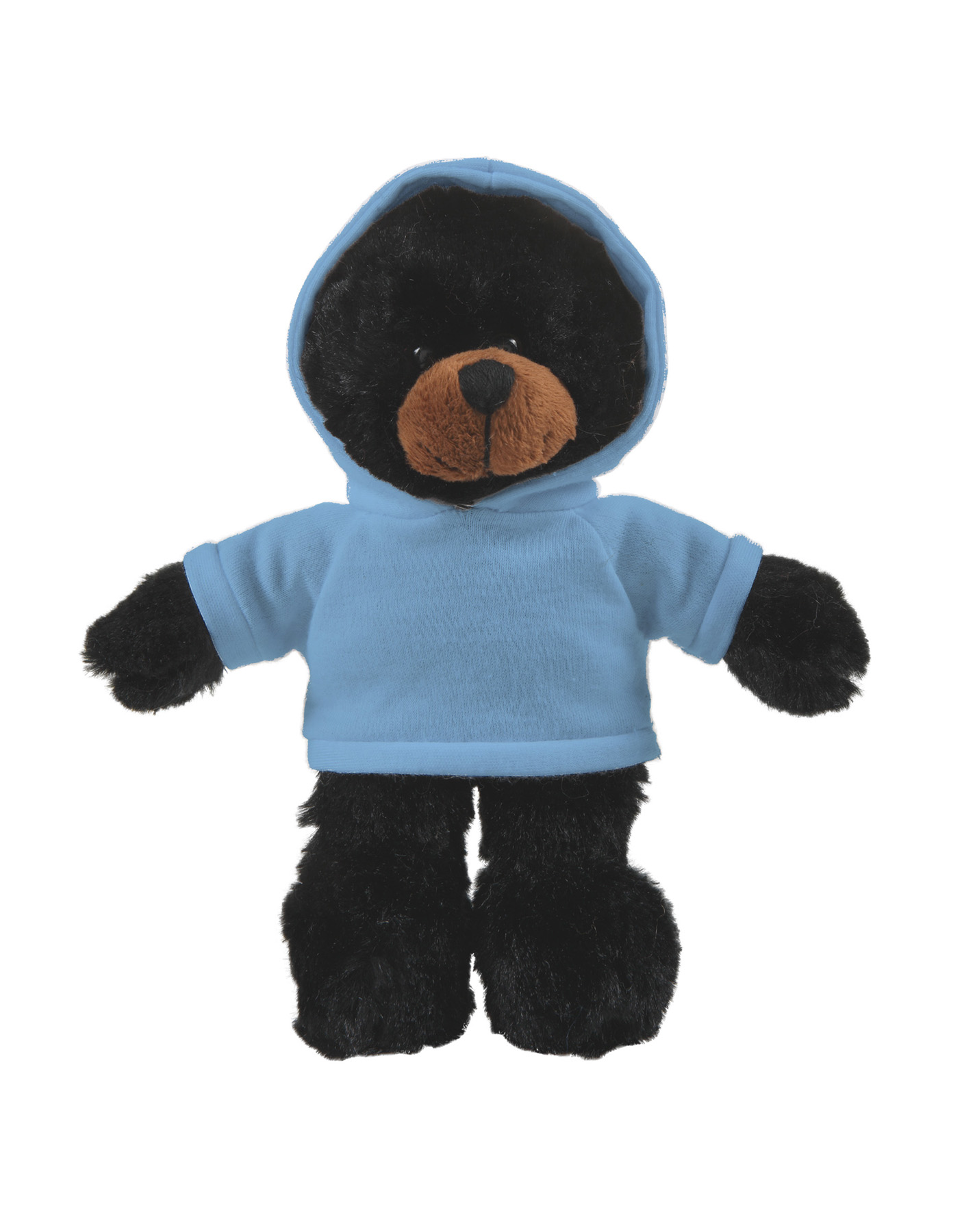 soft plush Black Bear with hoodie