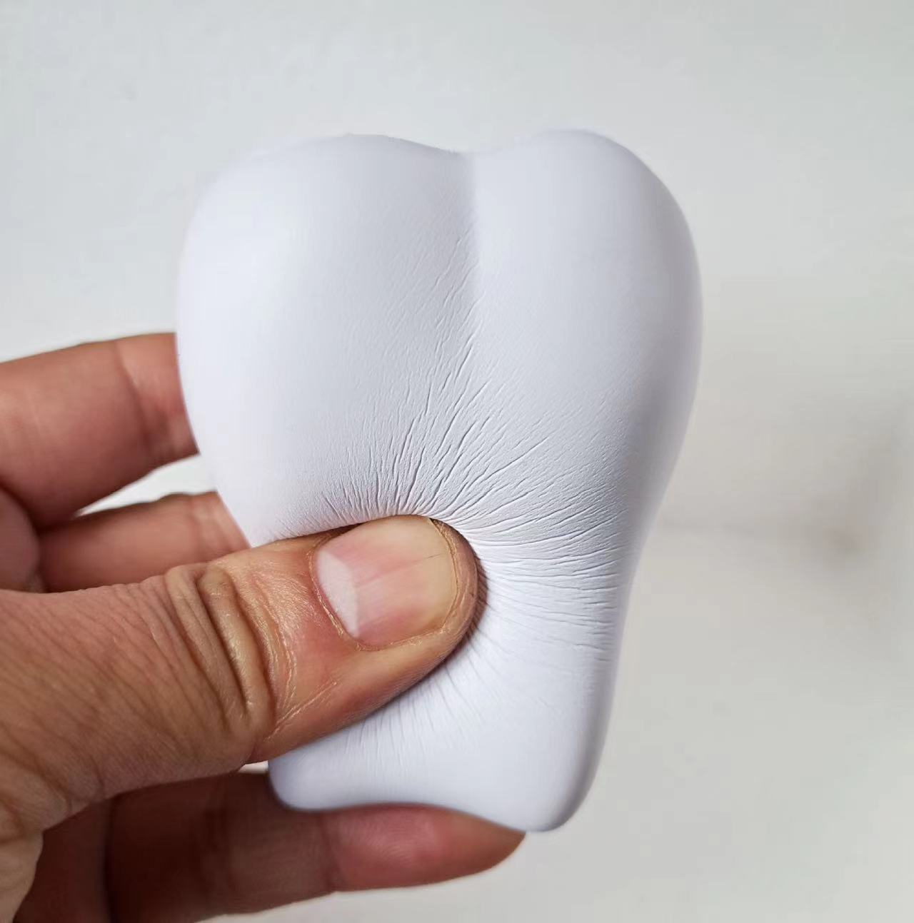 PU Foam Tooth Shaped Soft Stress Ball 2