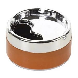 Plastic Household Anti Fall Rotating Lid Ashtray 9
