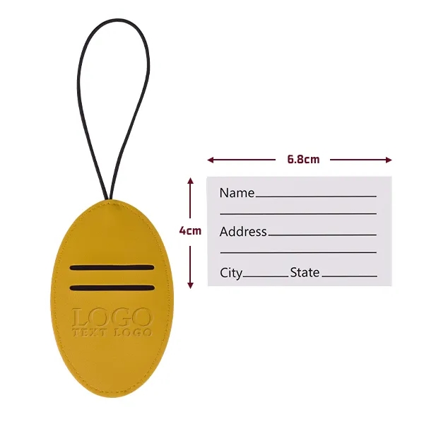Vegan Leather Luggage Tags 24