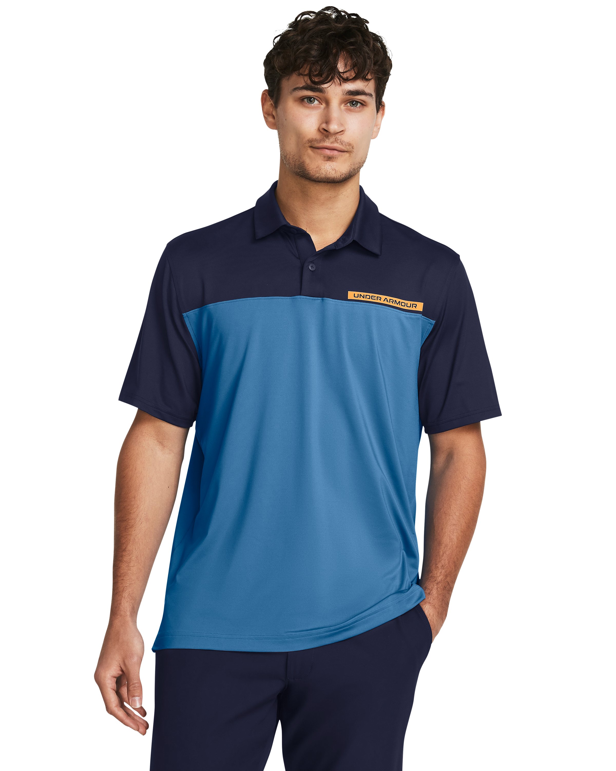 UA Tee To Green Color Block Men's Polo 5