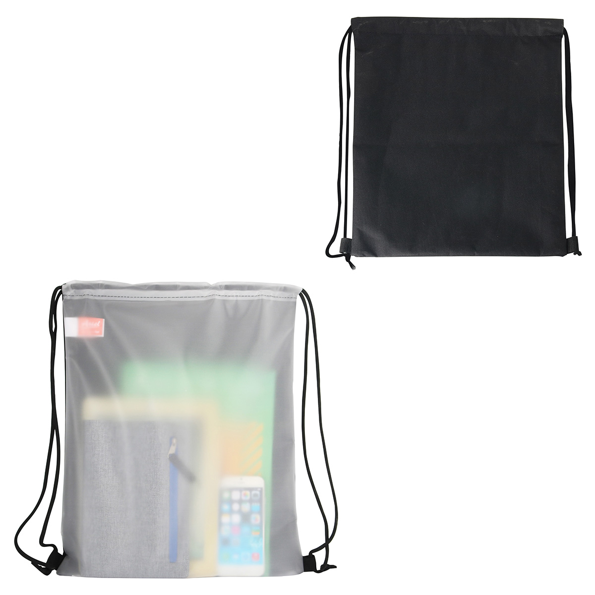 Pearl Soft-Touch Drawstring Bag 5